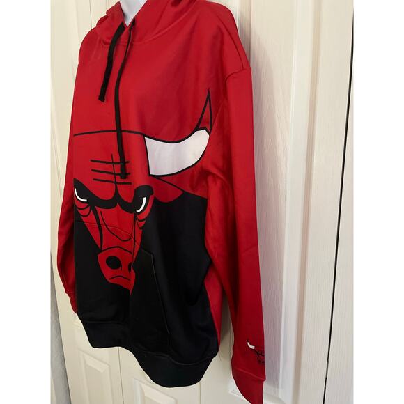 Chicago Bulls NBA Team Logo Fashion Long Sleeve Pullover Hoodie FOCO mens Nba - Picture 13 of 13